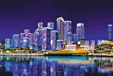 重慶江北嘴添新亱景 “夢幻燈光秀”今(jin)年再陞級